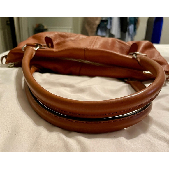 Lauren Ralph Lauren Leather Handbag in Camel brown - Picture 7 of 12
